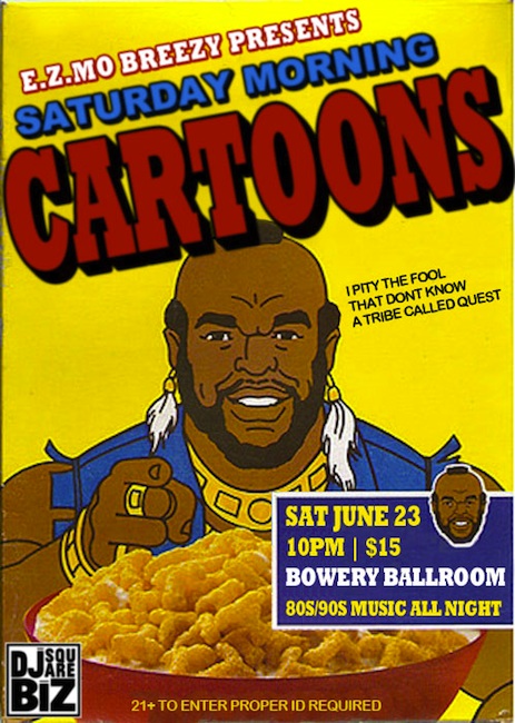 SATURDAY MORNING CARTOONS PARTY FEBRUARY 23RD SATURDAY MORNING CARTOONS PARTY FEBRUARY 23RD