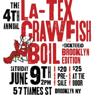 The Brooklyn LaTex Crawfish Boil - Saturday June 9th